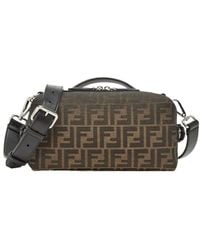Fendi - Ff Jacquard Eclissi Siesta Small Clutch Bag - Lyst
