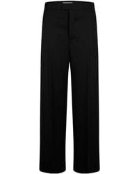 Bottega Veneta - Highwaisted Wideleg Trousers - Lyst