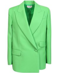 McQueen - Double-Breasted Asymmetric Blazer - Lyst