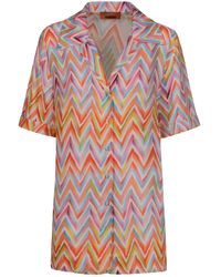 Missoni - Zigzag-Print Shirt - Lyst