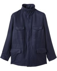 Loro Piana - Traveller Freshly Cut Wool Stand-Collar Casual Jacket - Lyst