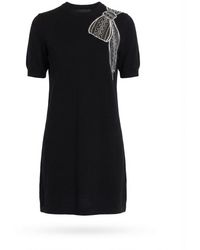 Thom Browne - Bow-Embroidery Knitted Dress - Lyst