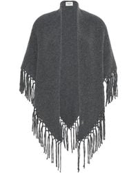 Weekend by Maxmara - Fringed Wool Shawl - Lyst