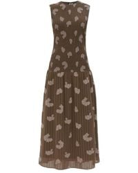 Samsøe & Samsøe - Safrida Shirred Floral-Print Midi Dress - Lyst