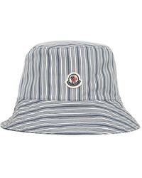 Moncler - Striped Reversible Bucket Hat - Lyst