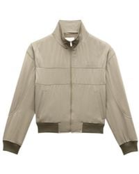 Saint Laurent - Zip-Up High Neck Teddy Jacket - Lyst