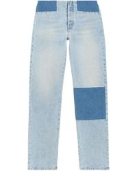 MM6 by Maison Margiela - Patch Detailed Jeans - Lyst
