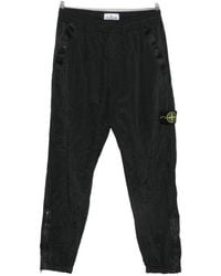 Stone Island - Logo Patch Track Pants - Lyst
