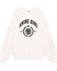 Anine Bing - Miles Collegiate Logo Sweatshirt - Lyst