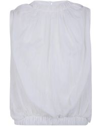 Semicouture - Pleated Blouse - Lyst