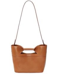 McQueen - The Bow Small Top Handle Bag - Lyst