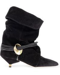 Isabel Marant - Suede Heeled Ankle Boots 'Edrika' - Lyst