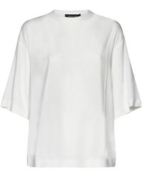 Fabiana Filippi - Chiffon-Crepe T-Shirt - Lyst