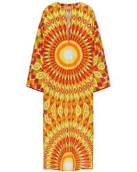 Valentino - Round Rain Printed Dress - Lyst