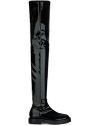 Givenchy - 4G Plaque Thigh-High Boots - Lyst