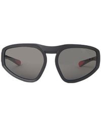 Moncler - Eyewear Pentagra Geometric Sunglasses - Lyst