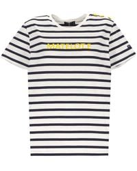 Saint James - Round-Neck Striped T-Shirt - Lyst