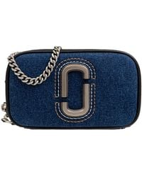 Marc Jacobs - The Denim Chain Snapshot Crossbody Bag - Lyst