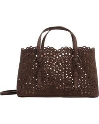 Alaïa - Alaïa Mina E/W Medium Tote Bag - Lyst