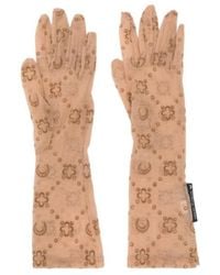 Marine Serre - Mesh Flocked Gloves - Lyst