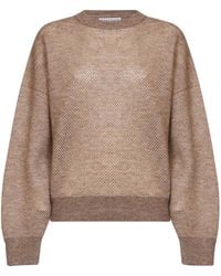Brunello Cucinelli - Long-Sleeve Knit Top - Lyst
