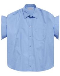 Balenciaga - Tucked Sleeve Shirt - Lyst