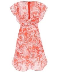 Stella McCartney - Mushroom-Print Short Dress - Lyst
