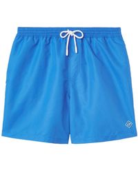 Loro Piana - Elastic Waist-Edge Beach Shorts - Lyst