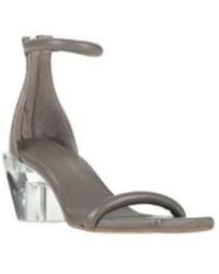 Rick Owens - Minimalist Square-Toe Sandals - Lyst