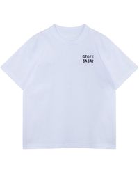 Sacai - Logo Detailed Crewneck T-Shirt - Lyst