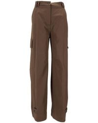 P.A.R.O.S.H. - Cargo Button Trousers - Lyst