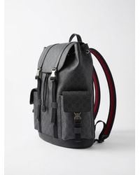 Gucci - Gg Monogrammed Buckle Detailed Large Backpack - Lyst