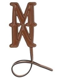 Max Mara - Logo Leather Charm - Lyst
