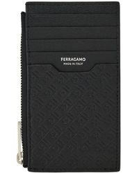 Ferragamo - Ferragamo Logo Stamp Card Case - Lyst