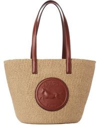Chloé - Chloé Logo Detailed Large Tote Bag - Lyst