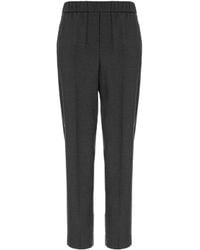 Peserico - Wool And Cashmere Trousers - Lyst