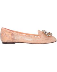 Dolce & Gabbana - Lace Print Loafers - Lyst