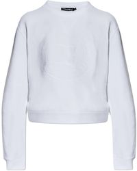 Dolce & Gabbana - Logo Embroidered Crewneck Sweatshirt - Lyst