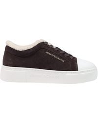 ARMANI EXCHANGE - Lace-Up Sneakers - Lyst