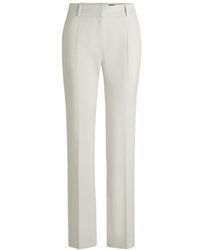 BOSS - Split-Hem Trousers - Lyst