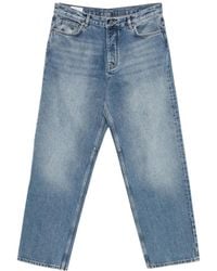 Off-White c/o Virgil Abloh - Diagonals-Embroidered Arrow-Motif Jeans - Lyst