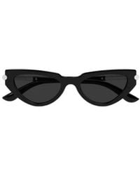 McQueen - Eyewear Cat-Eye Frame Sunglasses - Lyst