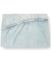 DIESEL - De-Clot-S1 Short Denim Skirt - Lyst