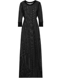 Norma Kamali - Stretch-Mesh Maxi Dress - Lyst