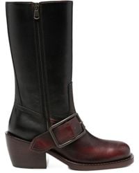 Dries Van Noten - Square-Toe Tall Boots - Lyst