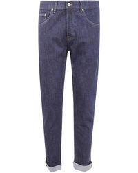Dondup - Cuffed Denim Jeans - Lyst