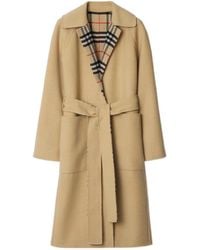 Burberry - Long Sleeved Belted Reversible Trench Coat - Lyst