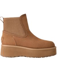 UGG - Round-Toed Ankle Boots - Lyst