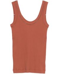 Brunello Cucinelli - Cotton Tank Top - Lyst