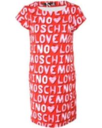 Moschino - A Printed Dress - Lyst